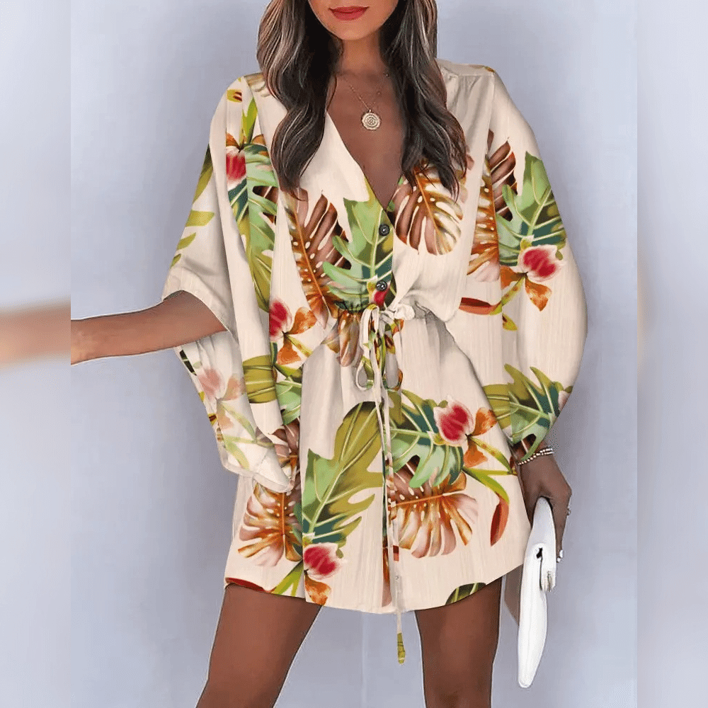 LILY - Elegant Bloemen Zomer Jurk