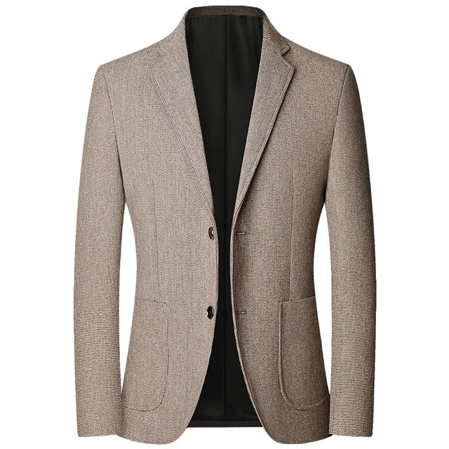 DIEDERIK - Heren Slim Fit Wollen Blazer voor Zakelijke Casual Kleding