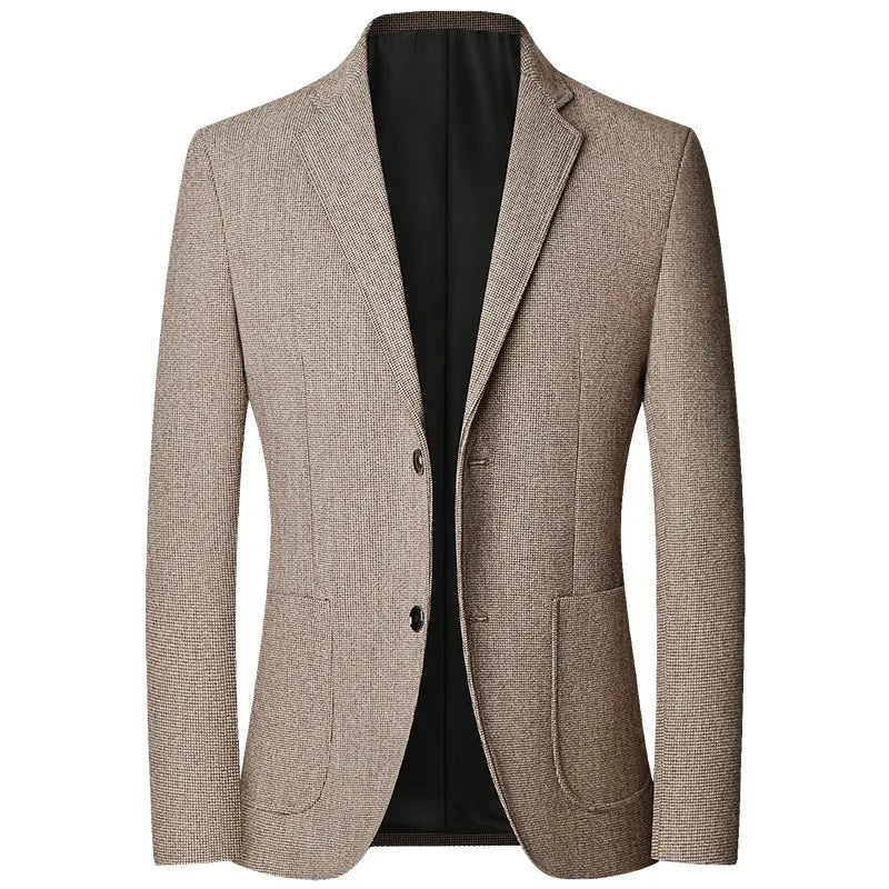 DIEDERIK - Heren Slim Fit Wollen Blazer voor Zakelijke Casual Kleding