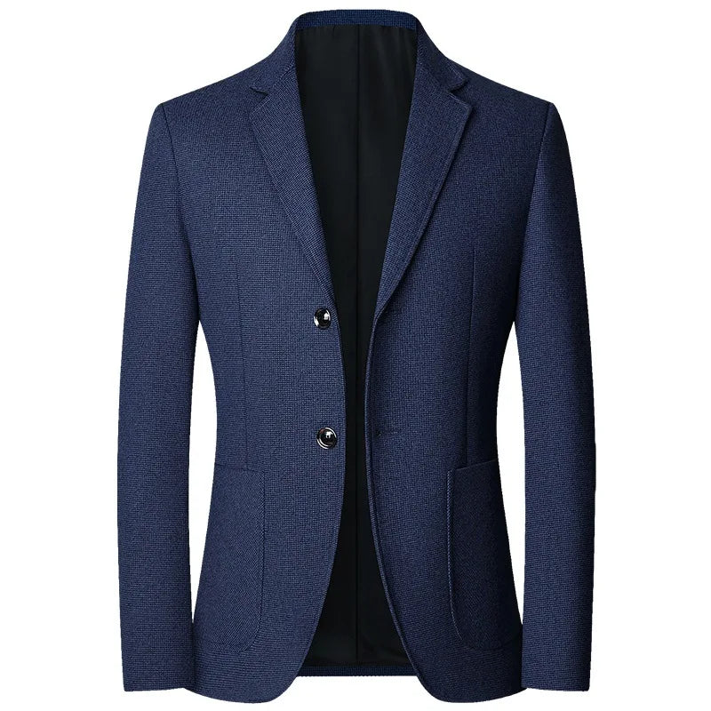 DIEDERIK - Heren Slim Fit Wollen Blazer voor Zakelijke Casual Kleding