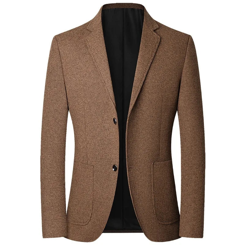 DIEDERIK - Heren Slim Fit Wollen Blazer voor Zakelijke Casual Kleding