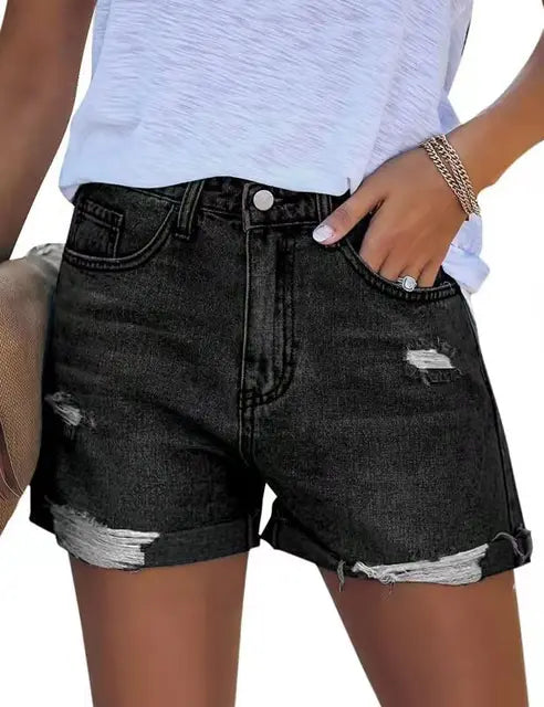 MARIANNE - Dames Harajuku stijl zomerse denim shorts