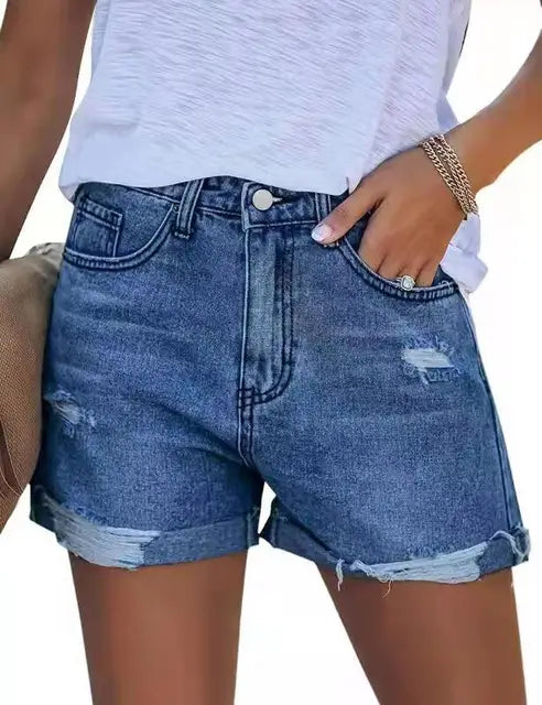 MARIANNE - Dames Harajuku stijl zomerse denim shorts