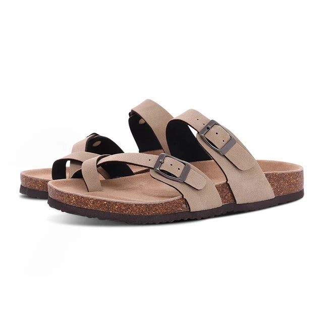 ADRI - Unisex sandalen met Voetboog Ondersteuning, Antislip en dubbele gesp