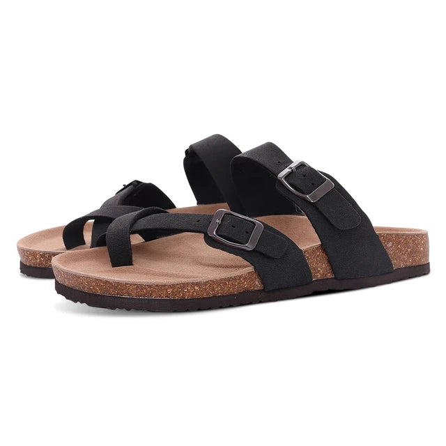 ADRI - Unisex sandalen met Voetboog Ondersteuning, Antislip en dubbele gesp