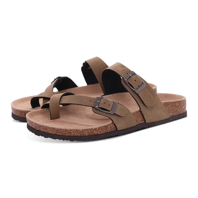 ADRI - Unisex sandalen met Voetboog Ondersteuning, Antislip en dubbele gesp