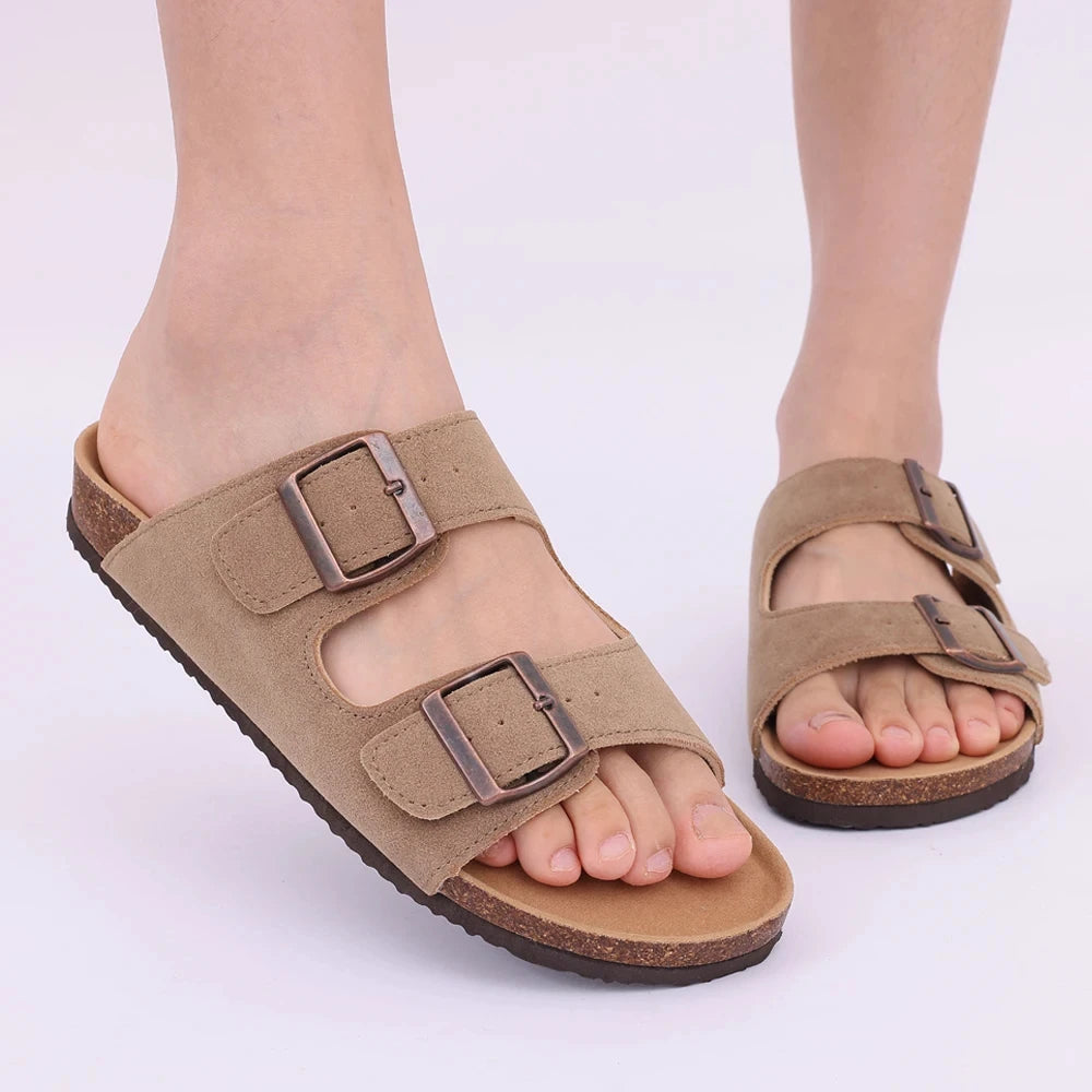 ADRI - Unisex sandalen met Voetboog Ondersteuning, Antislip en dubbele gesp