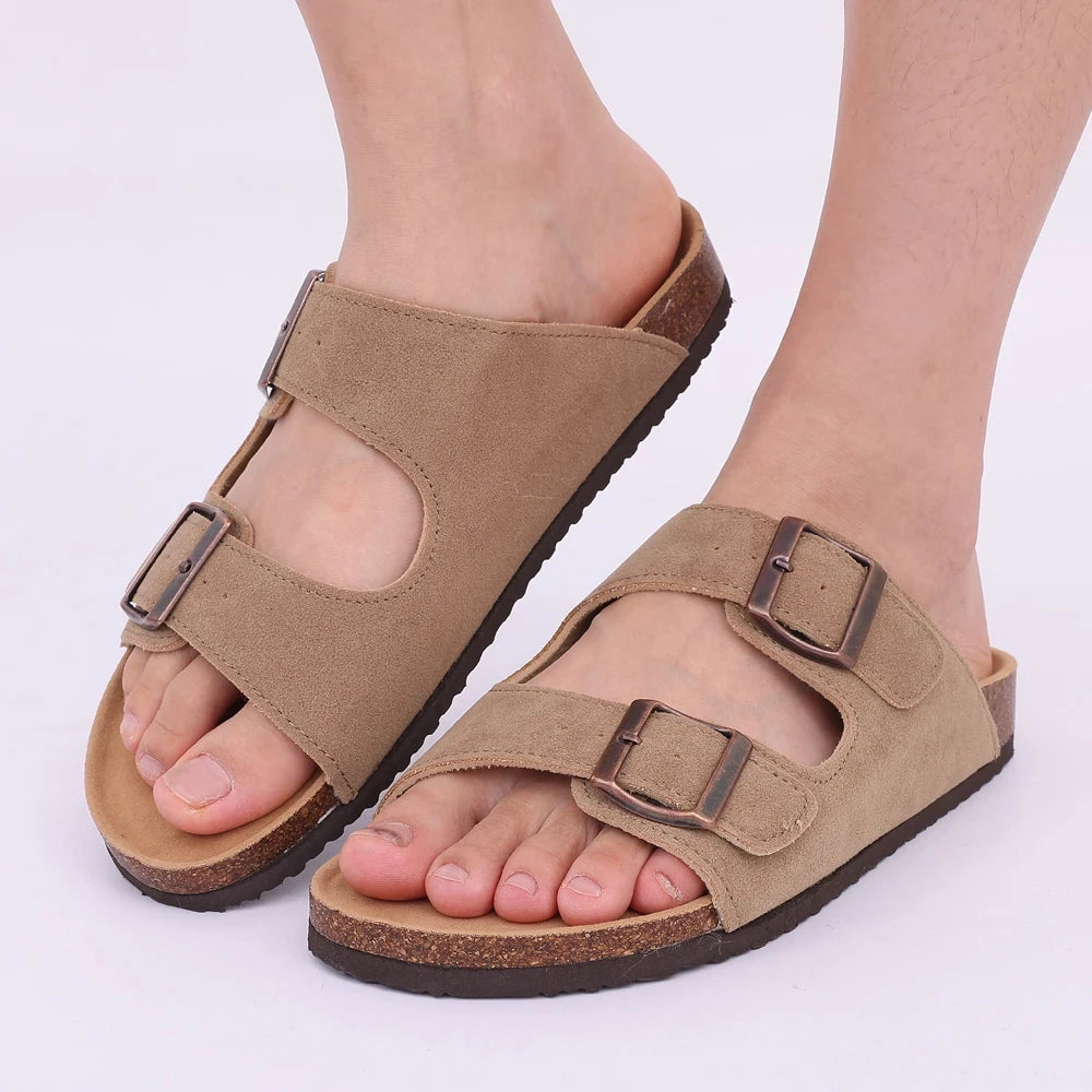 ADRI - Unisex sandalen met Voetboog Ondersteuning, Antislip en dubbele gesp