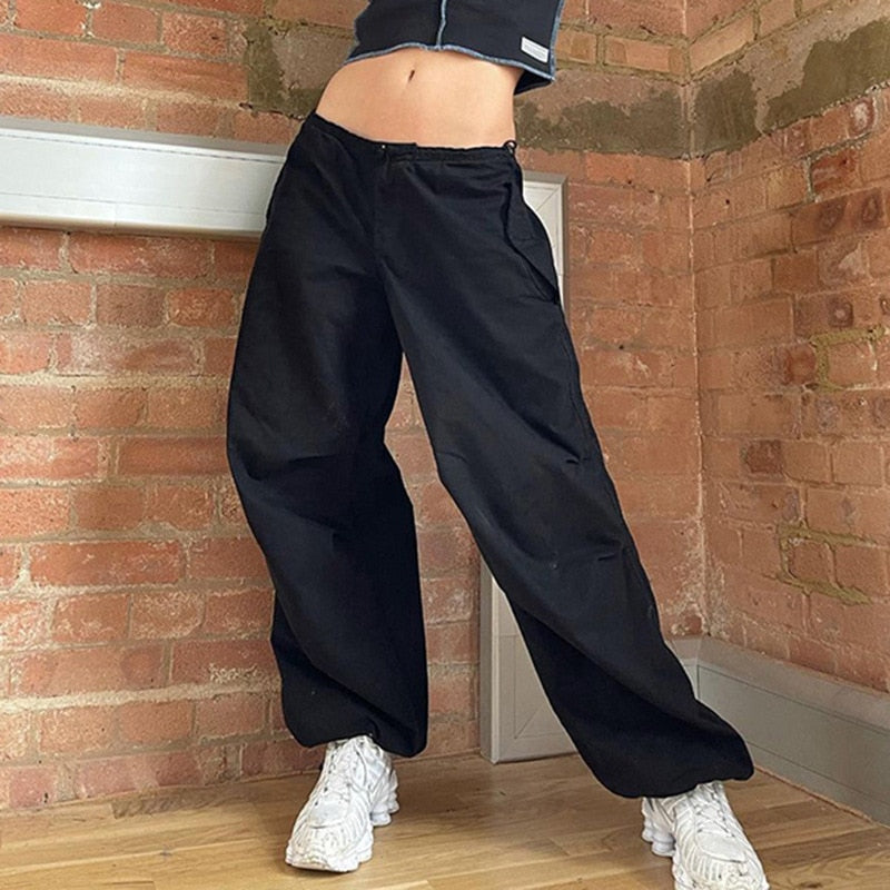 LISA - hiphop streetwear - cargo broek met een wijde pasvorm