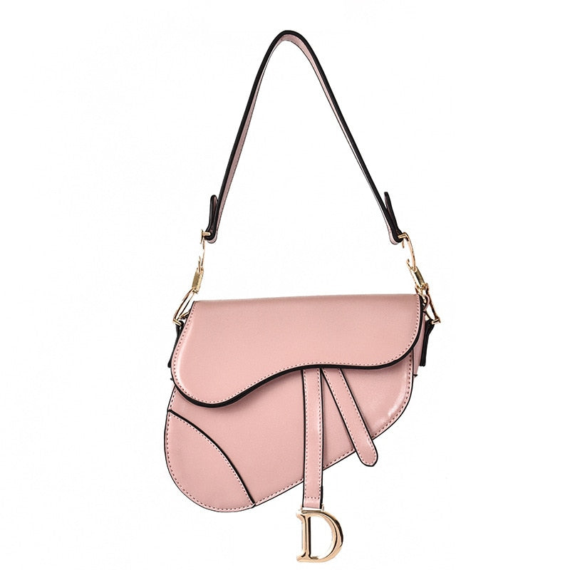 EMMA - Luxe Dames Schoudertas - Exclusieve PU - leren Saddle Bag