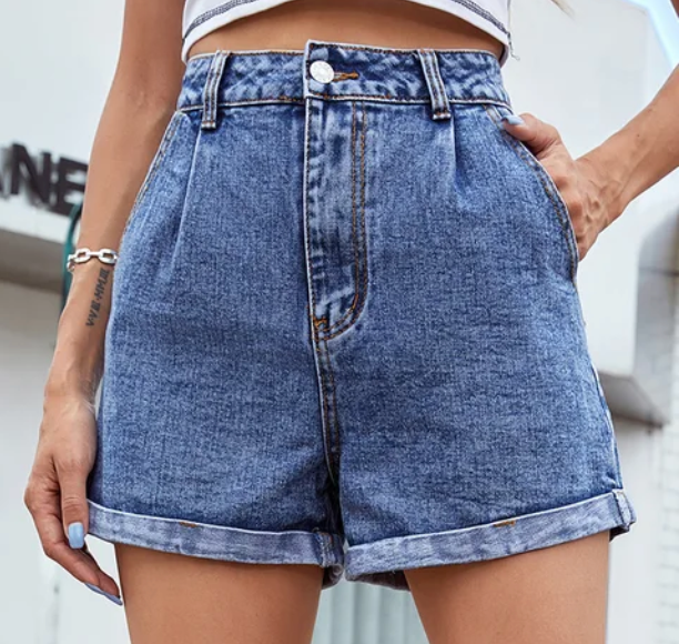 ELLA - Dames Jeansshorts