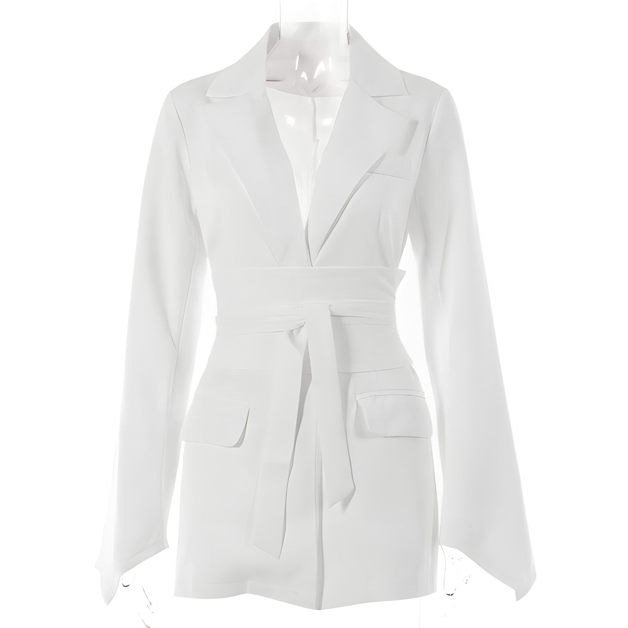 KARLA - Verfijnde blazer met riem