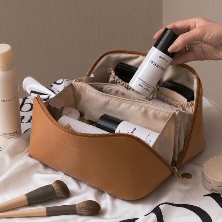 HANNAH - Luxe cosmetica tas met veel vakken